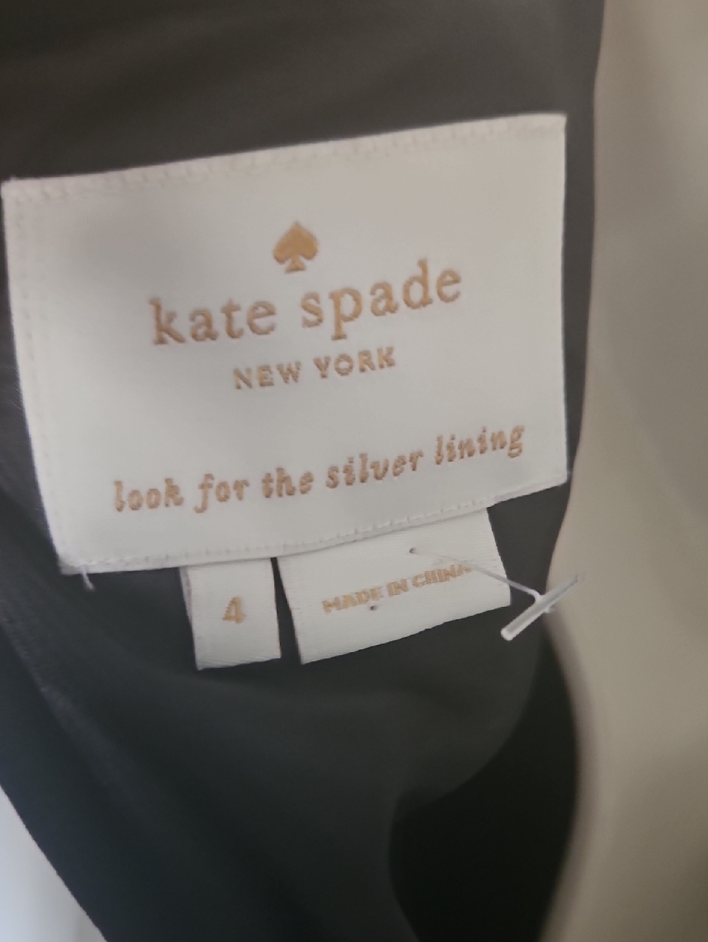 Kate Spade Silk  Black Polka Dot Dress Size 4 - Picture 7 of 13